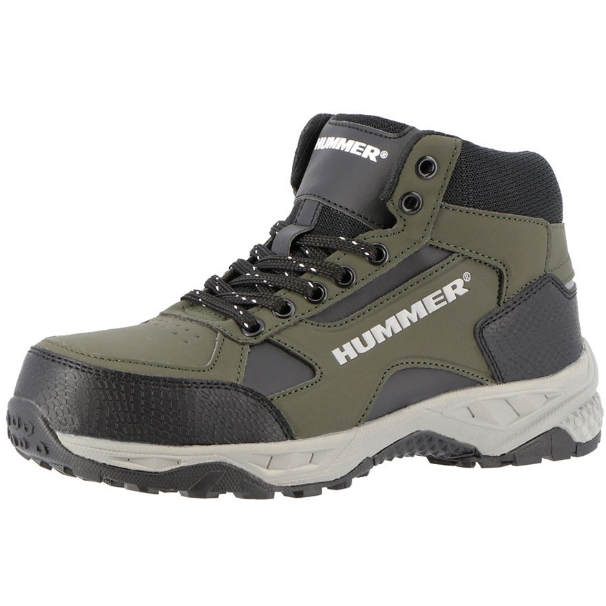 E0814BO-260 HUMMER HM-S2 ワークシューズ 弘進ゴム カーキ色 紐タイプ サイズ26cm  E0814BO-260