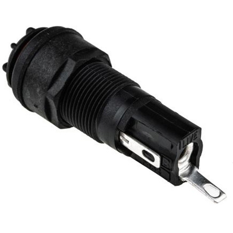 FX0462 パネル取り付けヒューズホルダ Bulgin 10A FX， 250V ac BULGIN 1袋(5個) FX0462