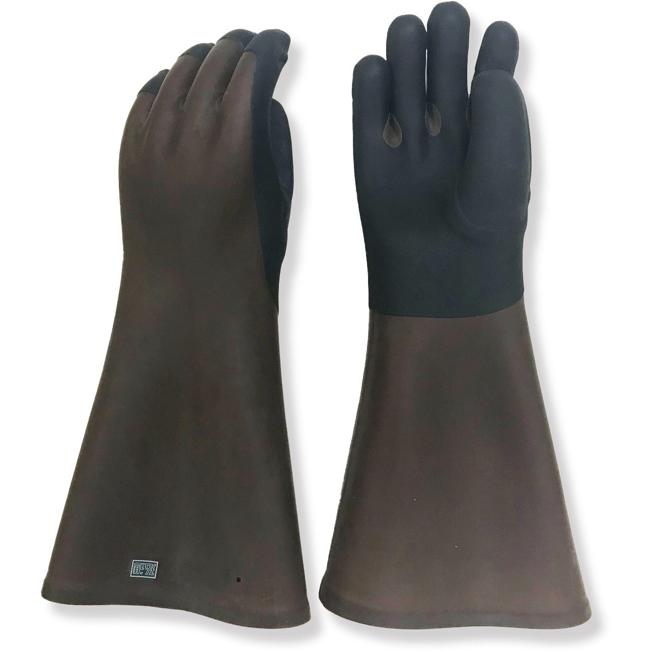 J0003BA 水産5本指長手袋 弘進ゴム フリーサイズ  J0003BA