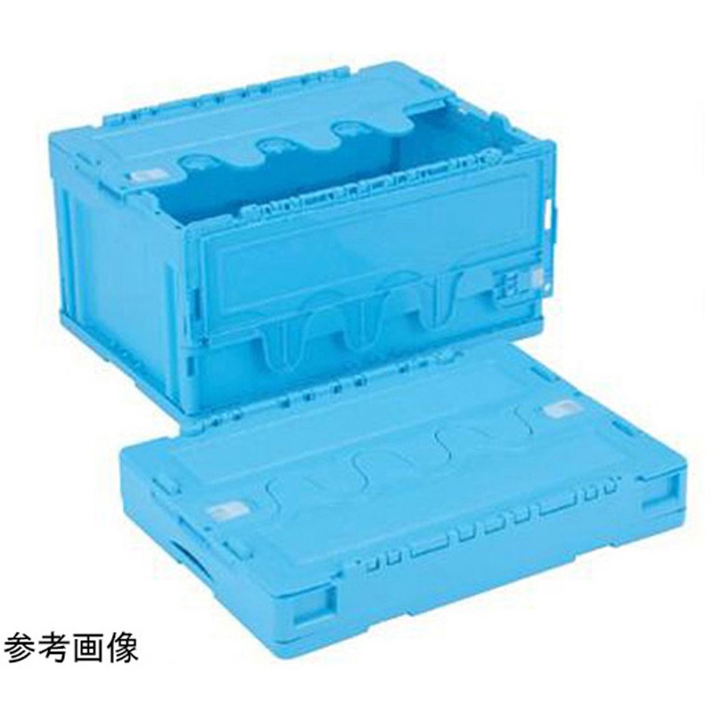 CF-S41NR Y 折りたたみコンテナー 外寸 mm ：530×366×281 内寸 mm ：493×335×256 1個 岐阜プラスチック工業(RISU/リス) 【通販モノタロウ】