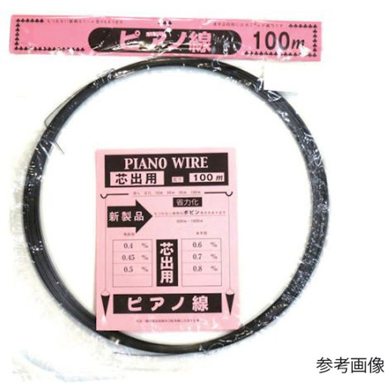00053717 ピアノ線 [SWP-A] 線径 1.4mm× 長さ 100M 1巻 ダイドーハント(旧:大同製鋲所) 【通販モノタロウ】