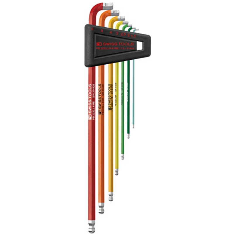 2222.LH-6RB マルチアングルレインボーレンチセット 7本組 1セット PB SWISS TOOLS(ピービースイスツールズ) 【通販モノタロウ】