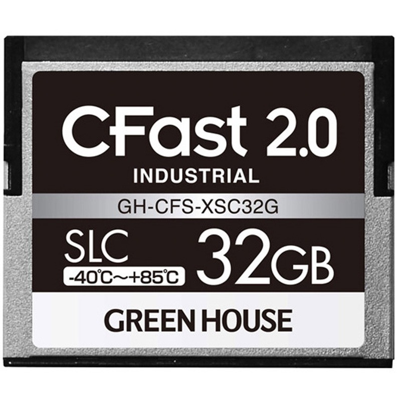 GH-CFS-XSC32G CFast2.0 SLC -40度～85度 3年保証 グリーンハウス 32GB   GH-CFS-XSC32G
