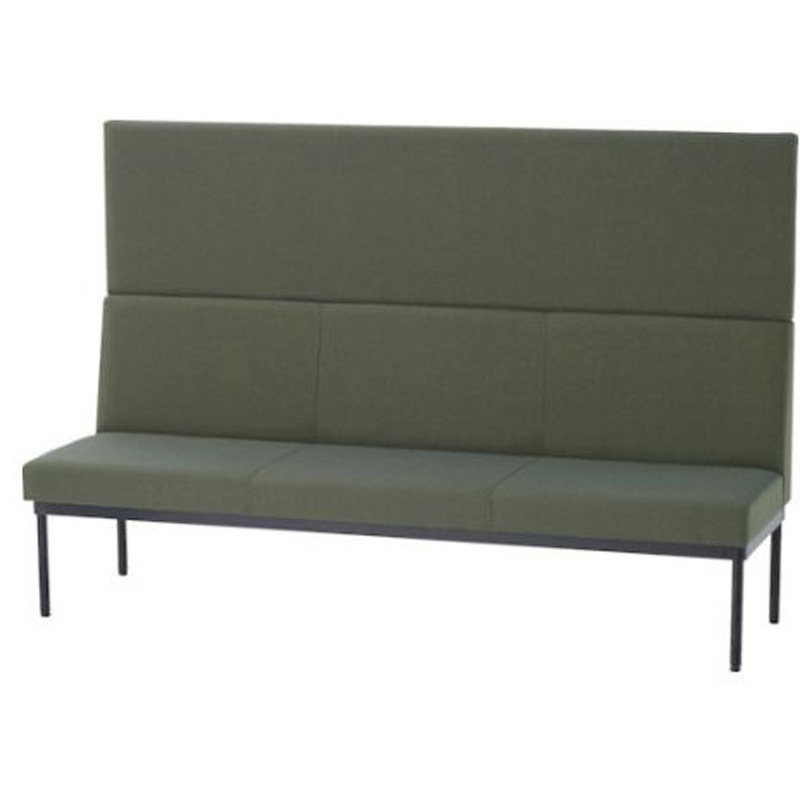 MBC15BPDGR パネル付ロビーチェア 幅1500 ダークグリーン 1台 ミズノ 【通販モノタロウ】