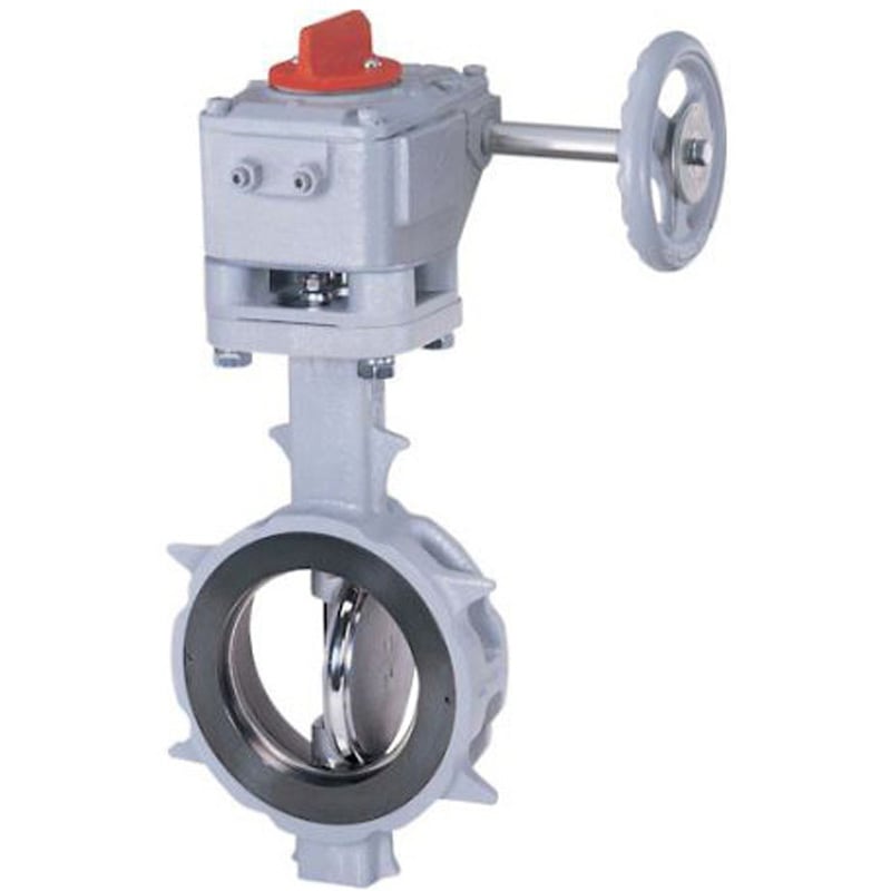 304YA-2U-250-S-R バタフライバルブ JIS10K/250A 304YA-2U SCS13A/SCS13A/R-PTFE ギア 1台 巴バルブ 【通販モノタロウ】