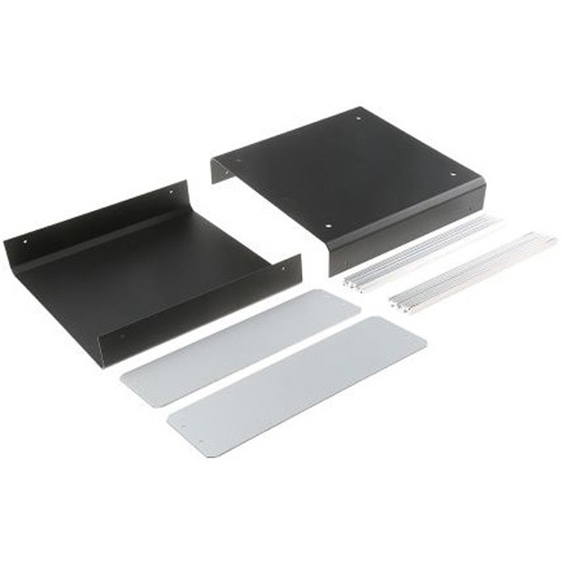 M5502119 METCASE ケース 電子機器用 260 x 250 x 90mm アルミニウム 黒 1個 METCASE 【通販モノタロウ】 14,785円