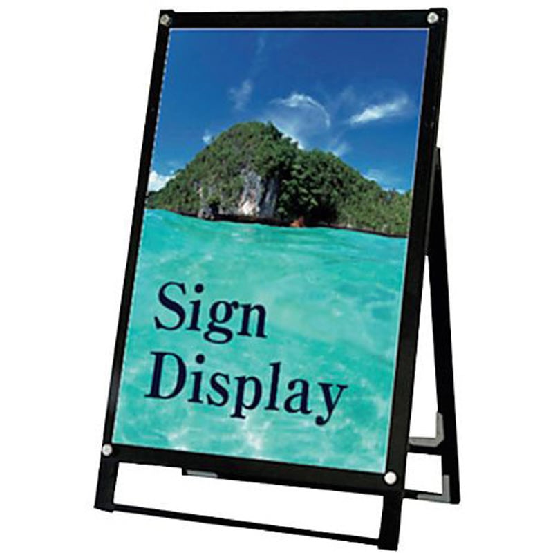 6300020218 ブラックポスター用スタンド看板 A1 ロー 片面 面ブラック BPSSK-A1LKB 1台 トレード 【通販モノタロウ】
