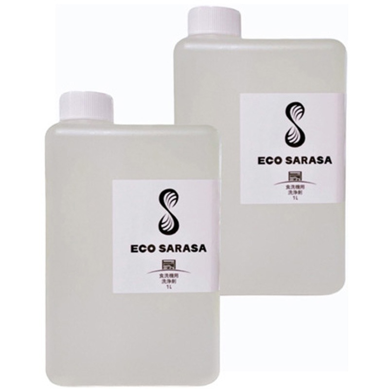 ECO SARASA 食洗機用洗浄剤 1L 10倍希釈タイプ 2本セット 1セット(2本) レイメイ 【通販モノタロウ】