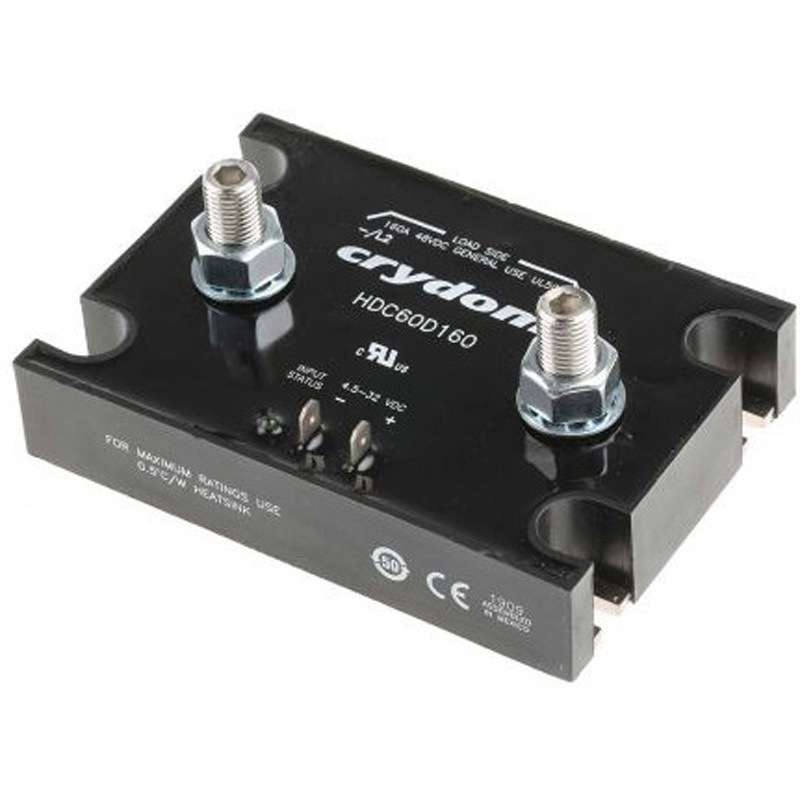 HDC60D160 Sensata Crydom ソリッドステートリレー 最大負荷電流:160 A 最大負荷電圧:48 V dc パネルマウント， HDC60D160 1個 Sensata / Crydom 【通販モノタロウ】