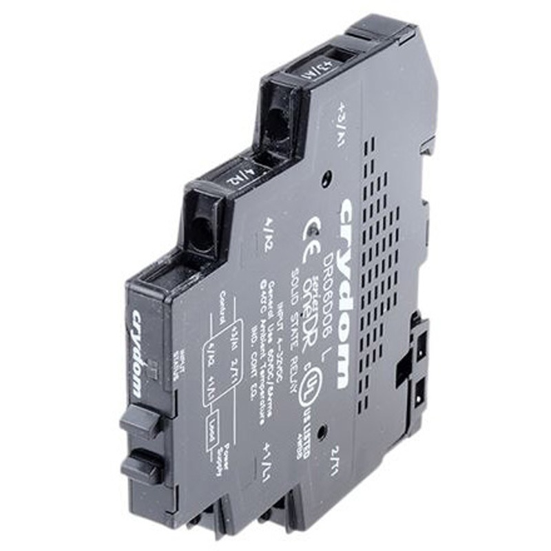 DR06D06 Sensata / Crydom ソリッドステートリレー 最大負荷電圧:60 V dc 最大負荷電流:6 A DIN Rail， DR06D06 1個 Sensata / Crydom 【通販モノタロウ】