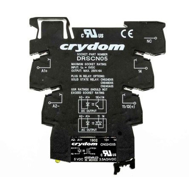 DRA-CN024D05 Sensata / Crydom ソリッドステートリレー 最大負荷電圧:24 V dc 最大負荷電流:3.5 A DIN Rail， DRA-CN024D05 1個 Sensata / Crydom 【通販モノタロウ】