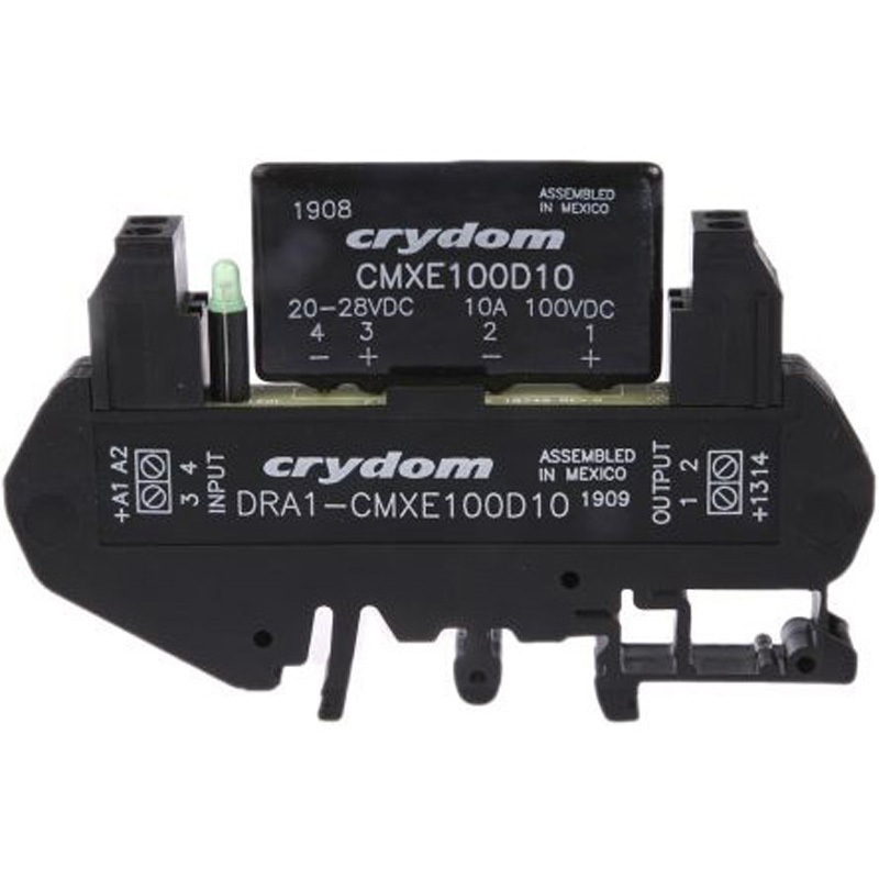 DRA1-CMXE100D10 Sensata / Crydom ソリッドステートリレー 最大負荷電圧:100 V dc 最大負荷電流:8 A DIN Rail， DRA1-CMXE100D10 1個 Sensata / Crydom 【通販モノタロウ】