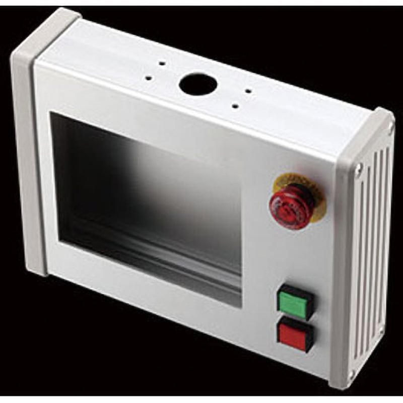 C2B-A2MM T-BOX-H200-三菱(GT2505用)スイッチ付ボックス-ガード付キャップ SUS(エスユーエス) 防塵