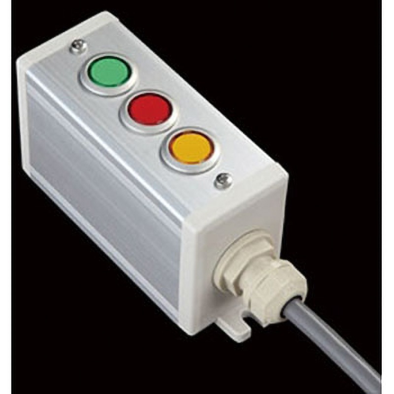 NEC-31D スイッチ3点R(GRY)1m/1点+ブラケット SUS(エスユーエス) 配線あり 防塵 9,344円