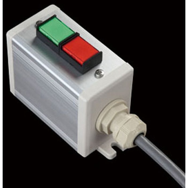 NGC-211 スイッチ2点S(GR)1m/1点+ブラケット SUS(エスユーエス) 配線あり 防塵