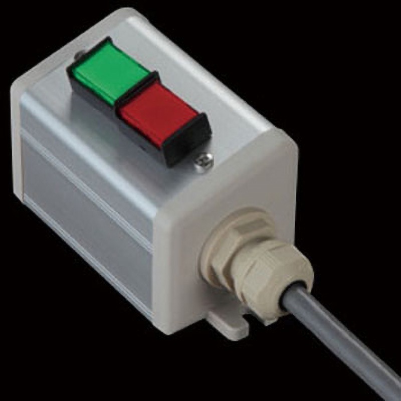 NGC-221 スイッチ2点S(GR)1m/1点+ブラケット SUS(エスユーエス) 配線あり 防塵