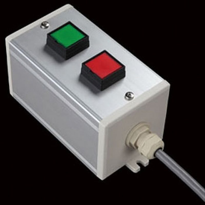 NGC-218 スイッチ2点S(GR)1m/1点+ブラケット SUS(エスユーエス) 配線あり 防塵