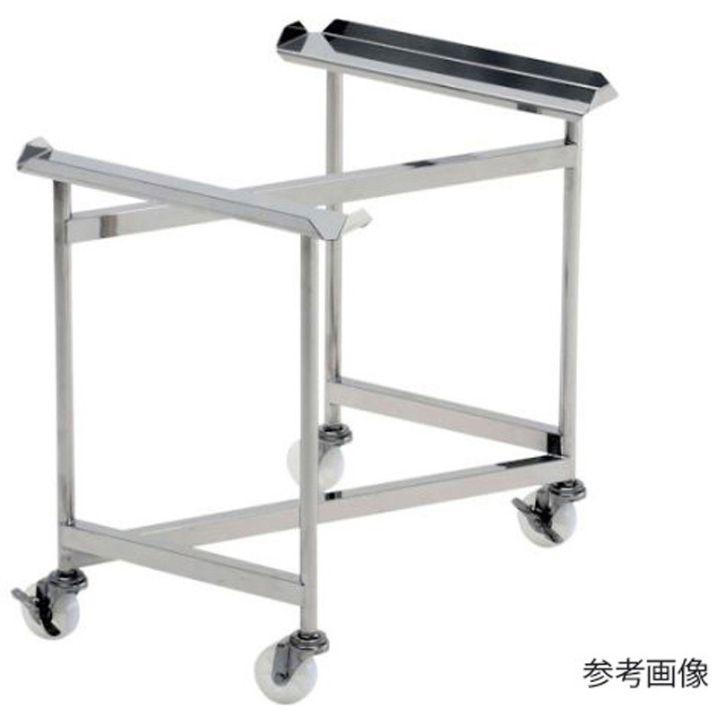PZ-50D-600H ステンレスZ型キャリー SUS75Φナイロン車2J2JS 710×475×600 1台 テックサス(旧：本庄厨房機器製作所) 【通販モノタロウ】