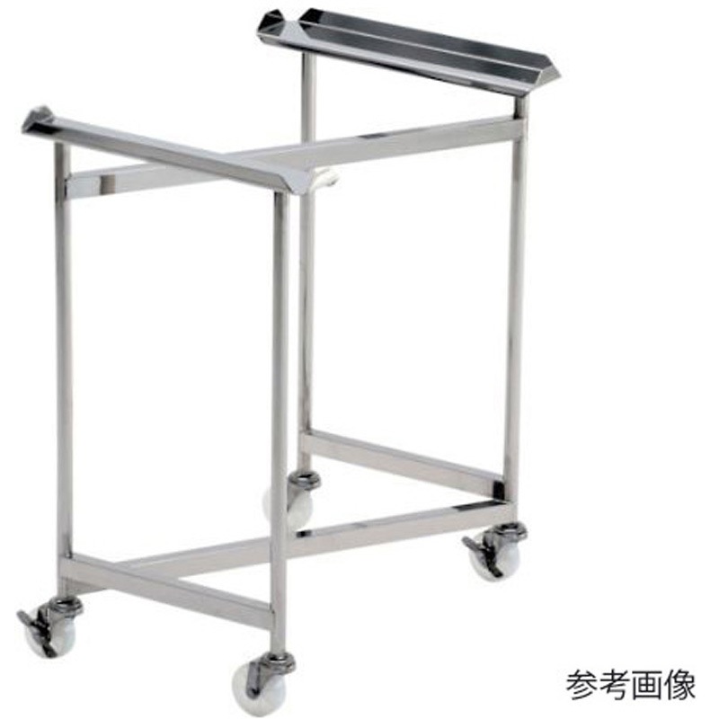 PZ-15D-750H ステンレスZ型キャリー SUS75Φナイロン車2J2JS 600×400×750 1台 テックサス(旧：本庄厨房機器製作所) 【通販モノタロウ】