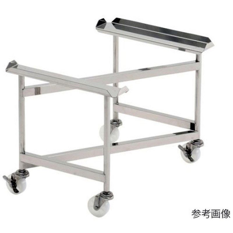 PZ-10D-450H ステンレスZ型キャリー SUS75Φナイロン車2J2JS 585×380×450 1台 テックサス(旧：本庄厨房機器製作所) 【通販モノタロウ】