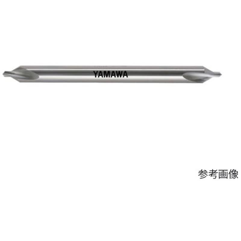 CD-SL-150-4 ロングシャンク弱ねじれ溝A形60° センタ穴ドリル CD-SL L150 4X60°X10 1本 YAMAWA(ヤマワ/弥満和製作所) 【通販モノタロウ】