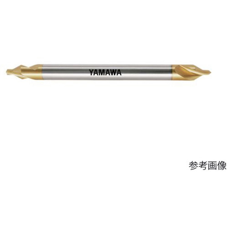 CE-SL-V-L-100-1.5X5 ロングシャンクコーティング強ねじれ溝A形60° センタ穴ドリル CE-SL V L100 1.5X60°X5 1本 YAMAWA(ヤマワ/弥満和製作所) 【通販モノタロウ】