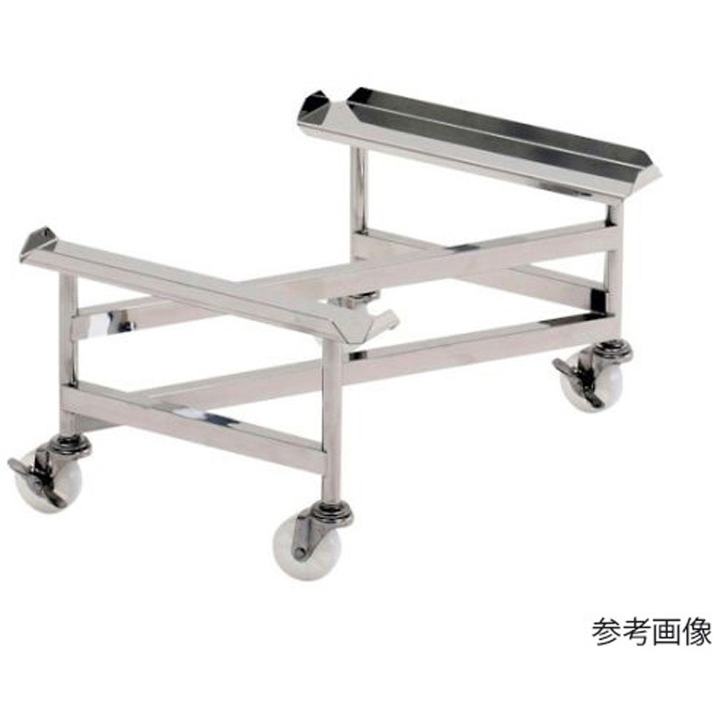 PZ-40D-300H ステンレスZ型キャリー SUS75Φナイロン車2J2JS 680×415×300 1台 テックサス(旧：本庄厨房機器製作所) 【通販モノタロウ】
