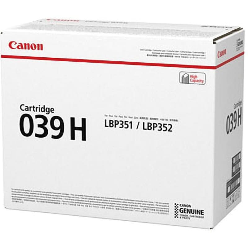 CRG-039H 純正トナーカートリッジ Canon 039 1本 Canon 【通販サイト