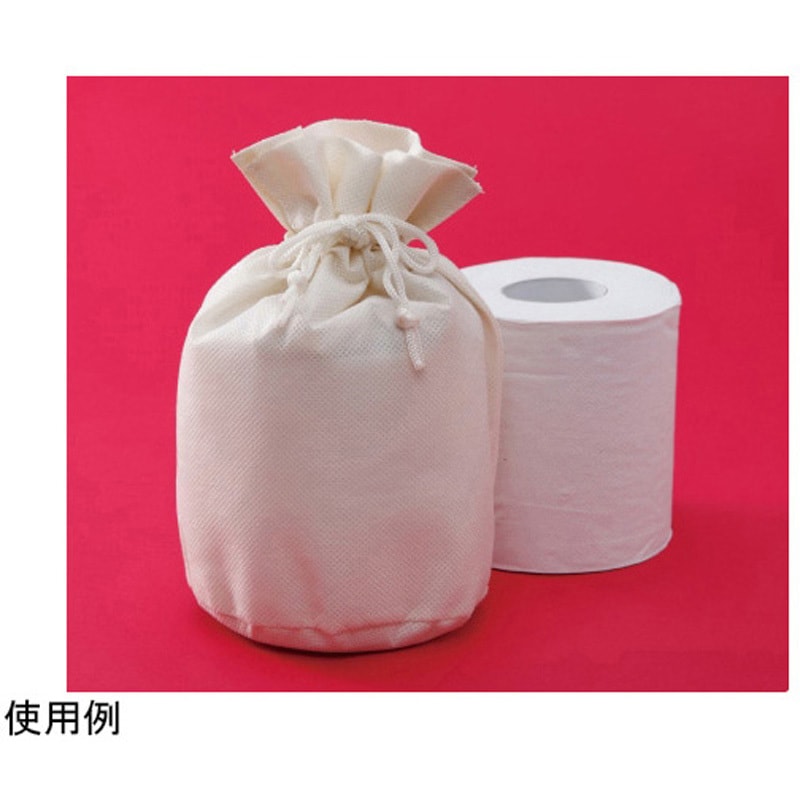 TPB-1-OW 不織布トイレットペーパー袋 50枚入 1箱(50枚) サンワ 【通販モノタロウ】