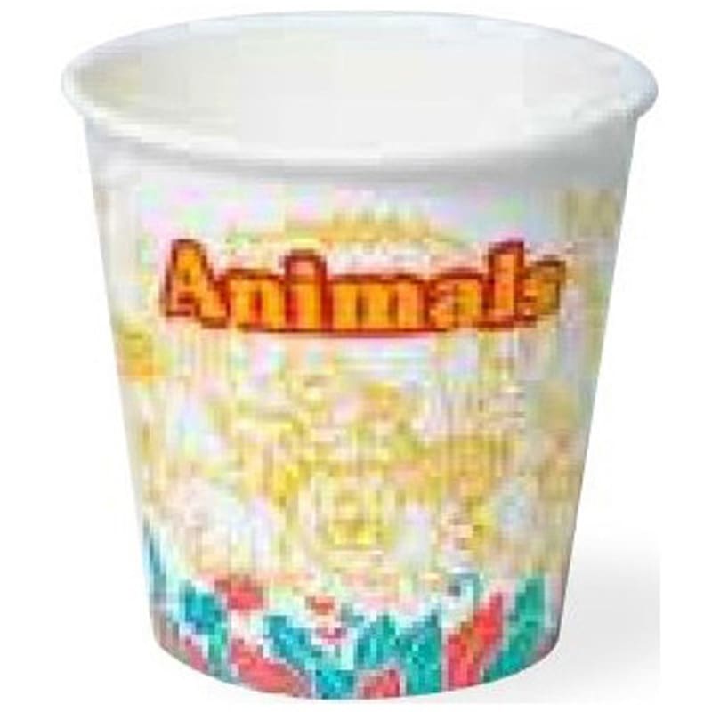 SM-400PRP マニュアル用紙コップ アニマルズ 93.2×91.5×65.9mm 1000個入 1ケース(1000個) 東罐興業 【通販モノタロウ】