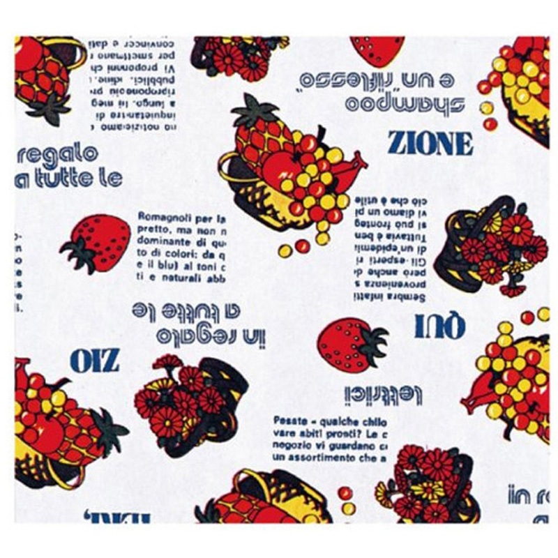 408 ラッピング 507 包装紙 モンブランフルーツ H半切 500枚 1ケース(500枚) ベルベ 【通販モノタロウ】