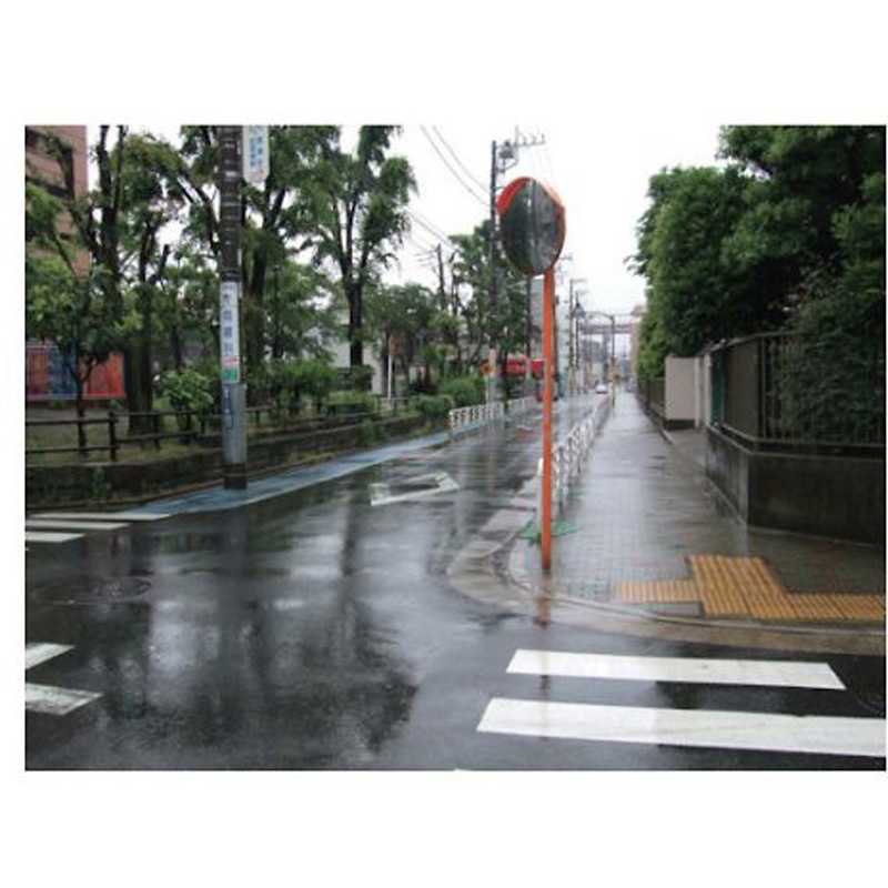 KM600S ジスミラー「標準型」メタクリル樹脂製 支柱付き アズワン 1セット KM600S