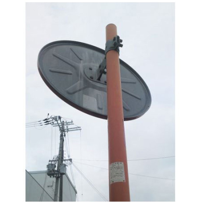 KM600S ジスミラー「標準型」メタクリル樹脂製 支柱付き アズワン 1セット KM600S