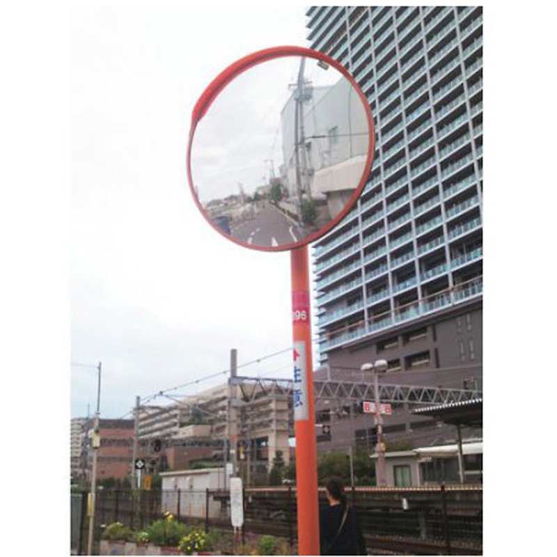 KM600S ジスミラー「標準型」メタクリル樹脂製 支柱付き アズワン 1セット KM600S