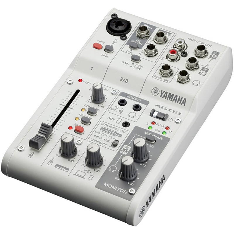 AG03MK2 W ミキシングコンソール ホワイト 1本 YAMAHA(ヤマハ) 【通販