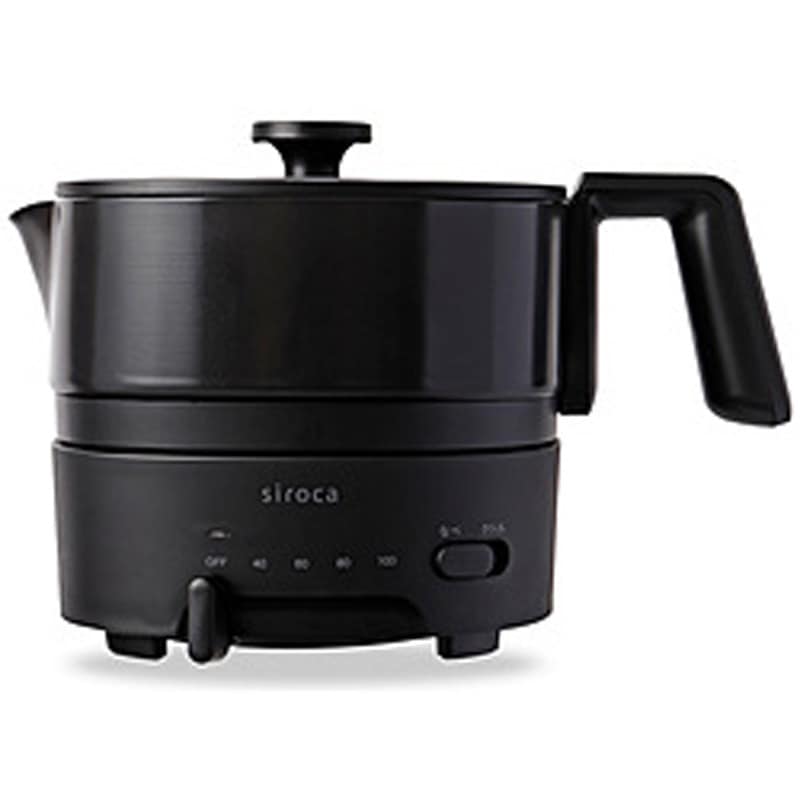 SKM251K おりょうりケトル ちょいなべ ブラック SK-M251(K) [1.0L] 1個 siroca 【通販モノタロウ】 10,904円