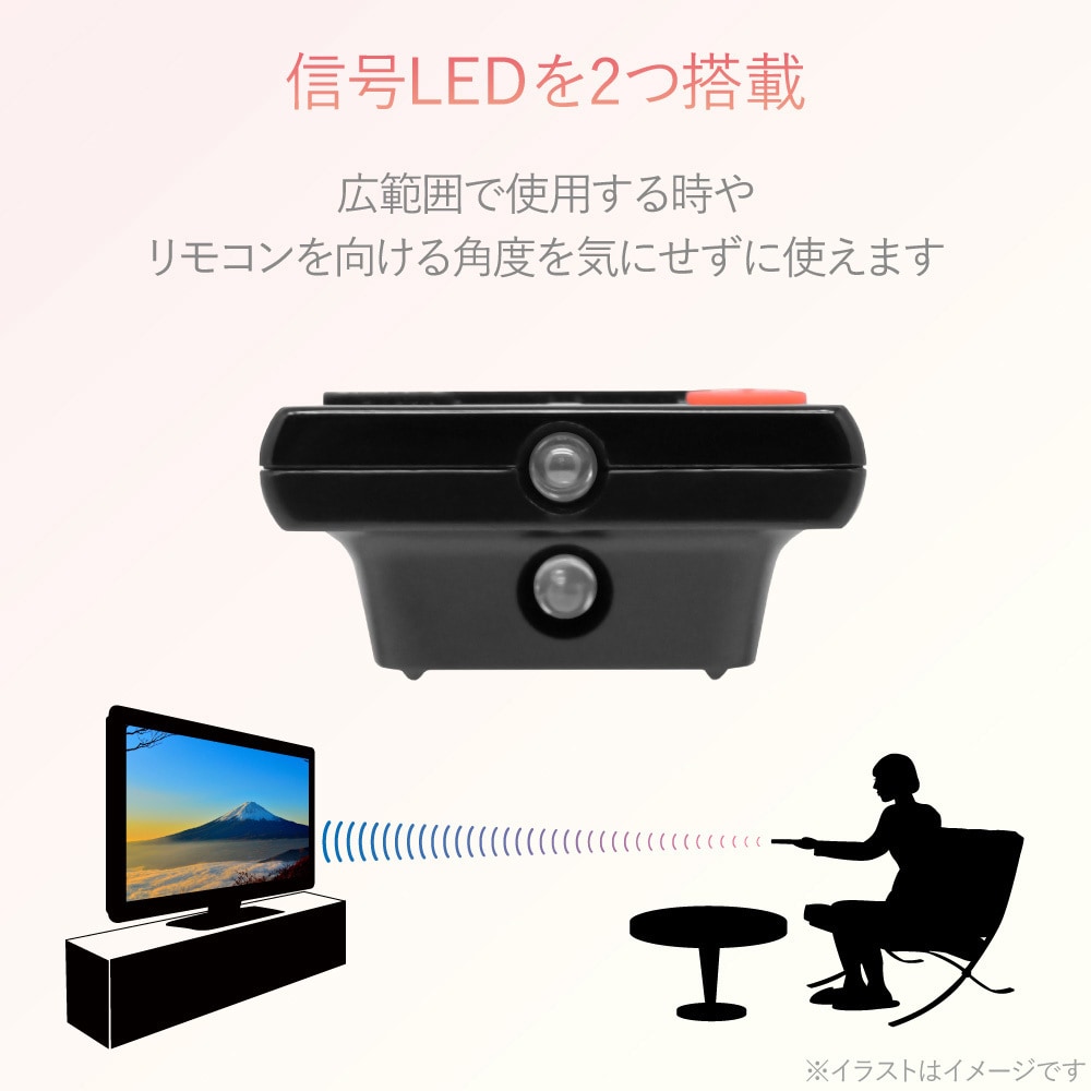 Erc Tv01bk Hi かんたんtvリモコン 日立 Wooo用 1個 エレコム 通販サイトmonotaro