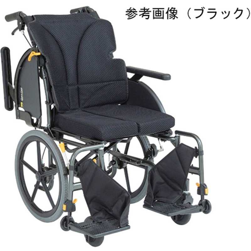 GRC-41BD M-14 アルミ製介助式車椅子 ドラロックフットブレーキ仕様