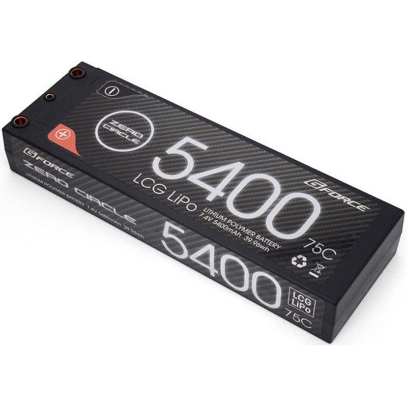 GE220 ZERO CIRCLE LCG 7.4V 5400mAh 75C 1個 GFORCE 【通販モノタロウ】