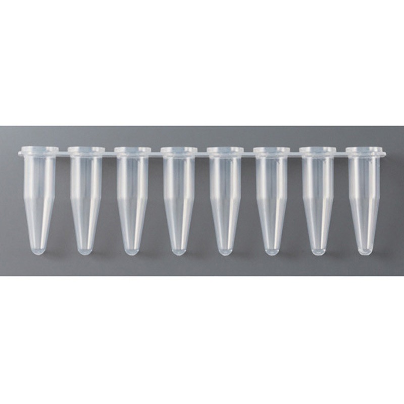 PCR-8ST-2-C-V2 PCR用8連チューブ 0.2mL 60個×2袋入 AGB 1箱(2袋×60個) PCR-8ST-2-C-V2