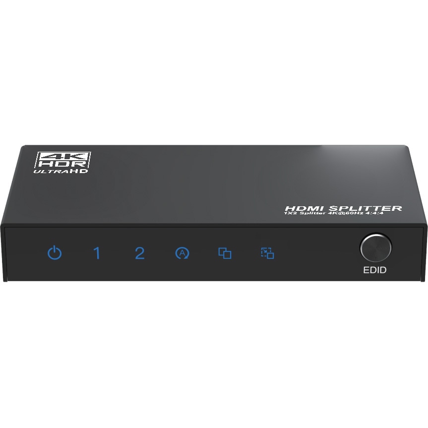 THDSP12X2-4K60S2 HDMI2分配器 K60Hz HDR規格対応 ダウンスケール機能搭載 1台 テック(TEC) 【通販モノタロウ】
