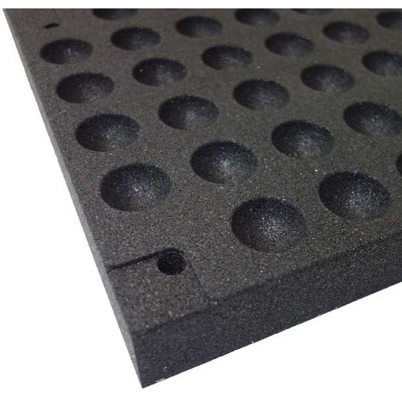 SLDS セルデス NEWゴムチップマット ワイド 厚み50mm 1枚 ② JL-01 Newゴムチップマットワイド(バーベルマット) SLDS(セルデス