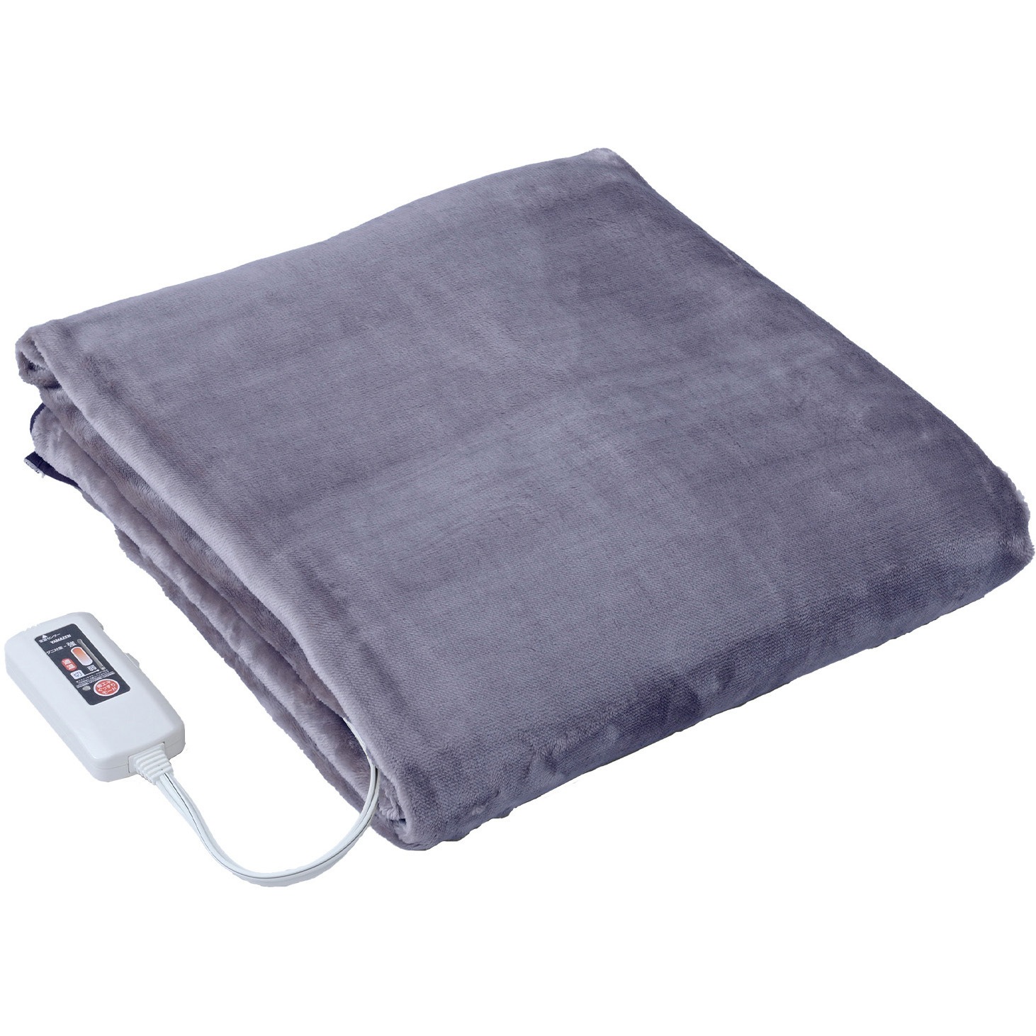 YMK-FKPTS61(LG) フランネル電気毛布 プログラムタイマー付き 1枚