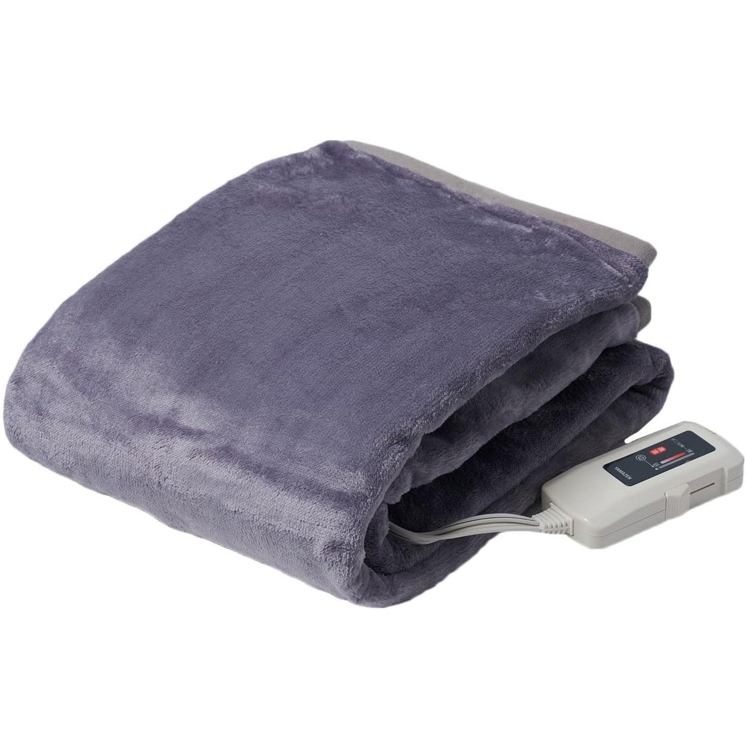 EMS-FK140E(LG) フランネル電気毛布 YAMAZEN(山善) ラベンダーグレー色