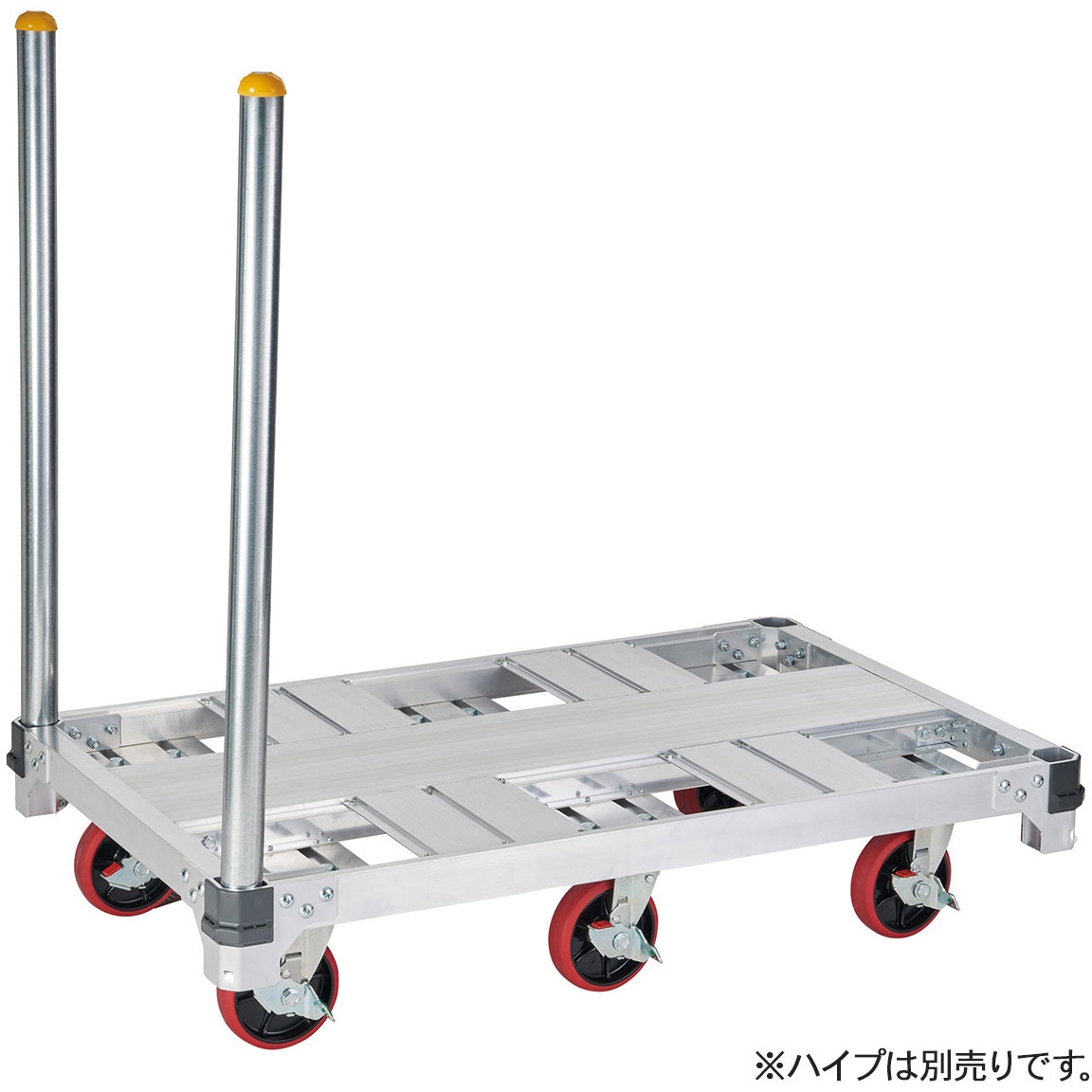 FC6-1275 イットン台車 FC 長谷川工業 ウレタンゴム車輪 ストッパー 6