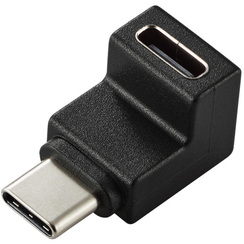 MPA-CFCMLAD02BK USB-C L字変換アダプタ 縦向き PD 60W 急速充電