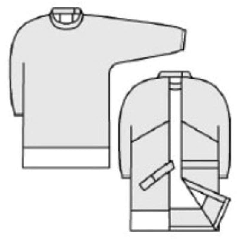 N207FY/A 耐薬品性カッポウ衣 MCC(MaxClean) サイズL 1枚 - 【通販