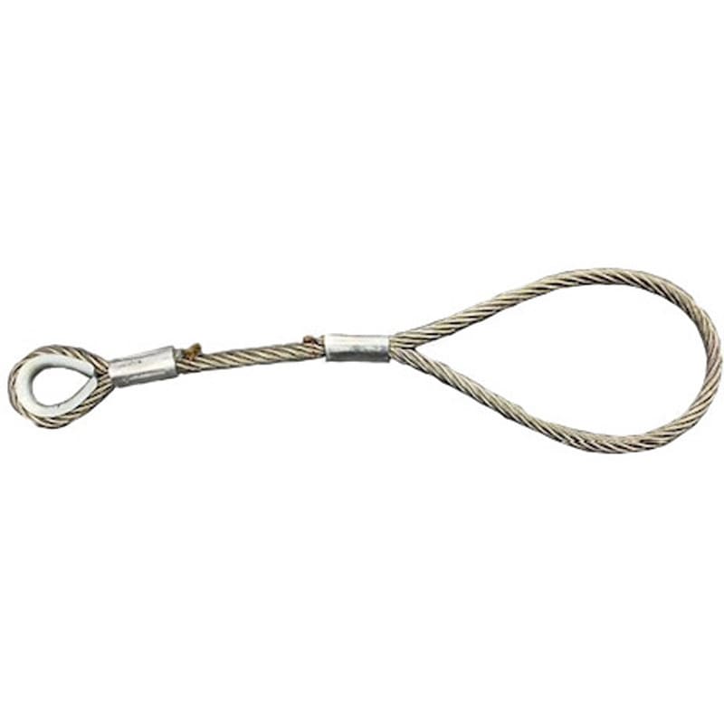 3371 麻芯ワイヤー 6x24%(ロック) 片シンブル入 18mmx8M アイビッグ