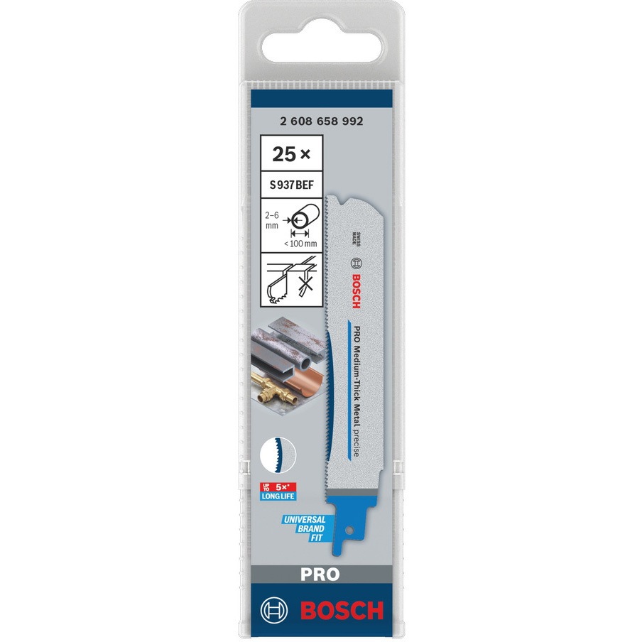 S937BEF/25 セーバーソーブレード 金工用バイメタル BOSCH(ボッシュ 