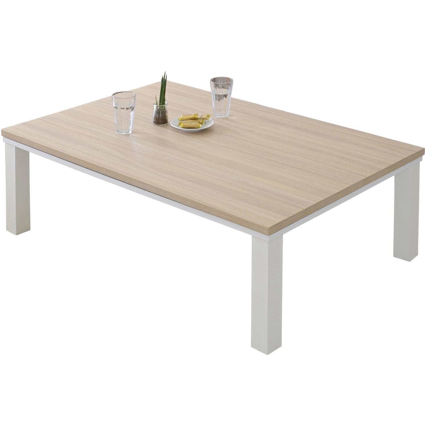 HLT-F12080(ENMWH) こたつ本体 こたつテーブル 120×80cm YAMAZEN(山善